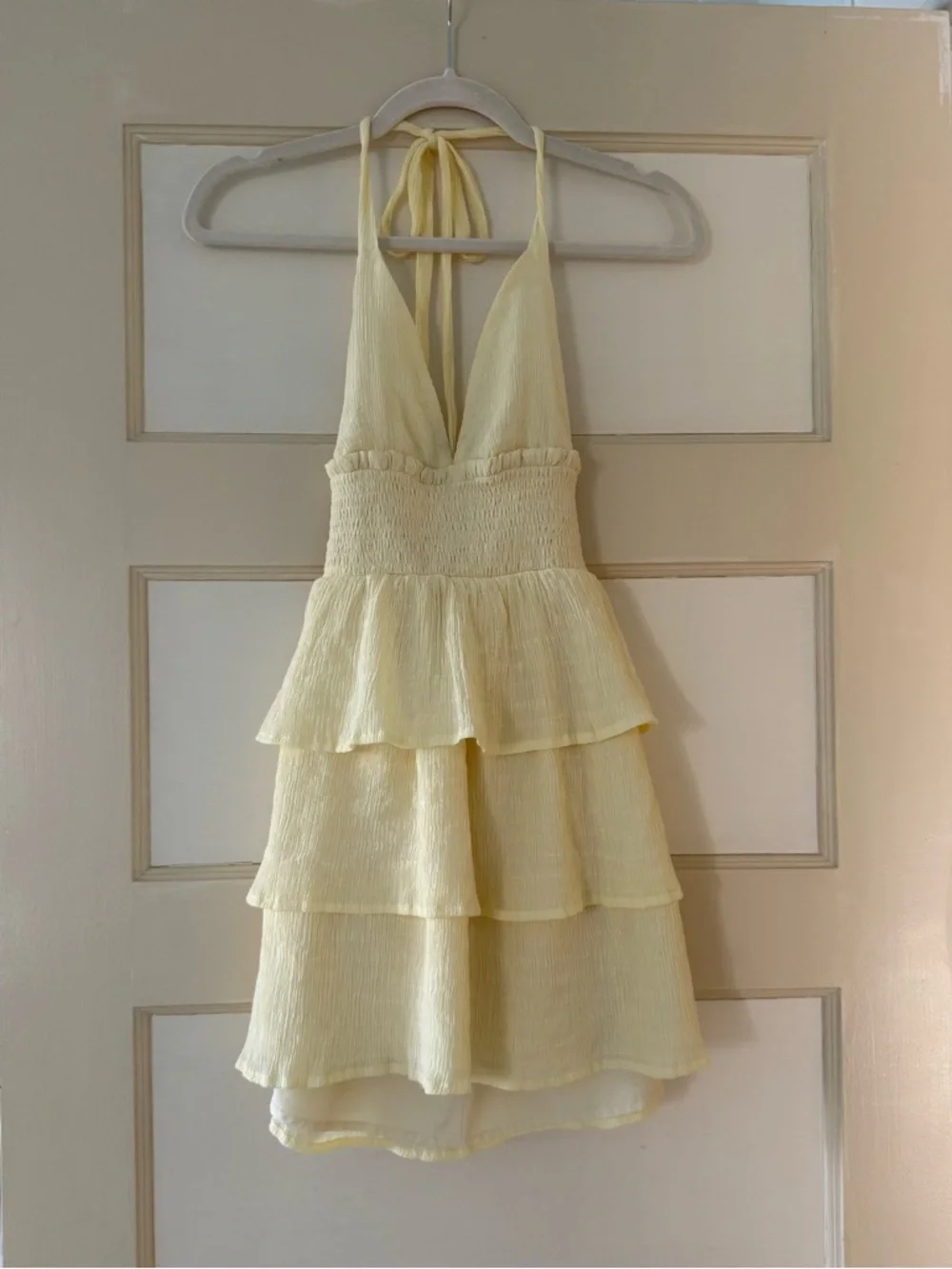 cowl neck long dress Gabriella Maxi Dress, Butter Yellow / M Vietnamese Remember the infamous debate Calf Width:18.5 in The versatile design works